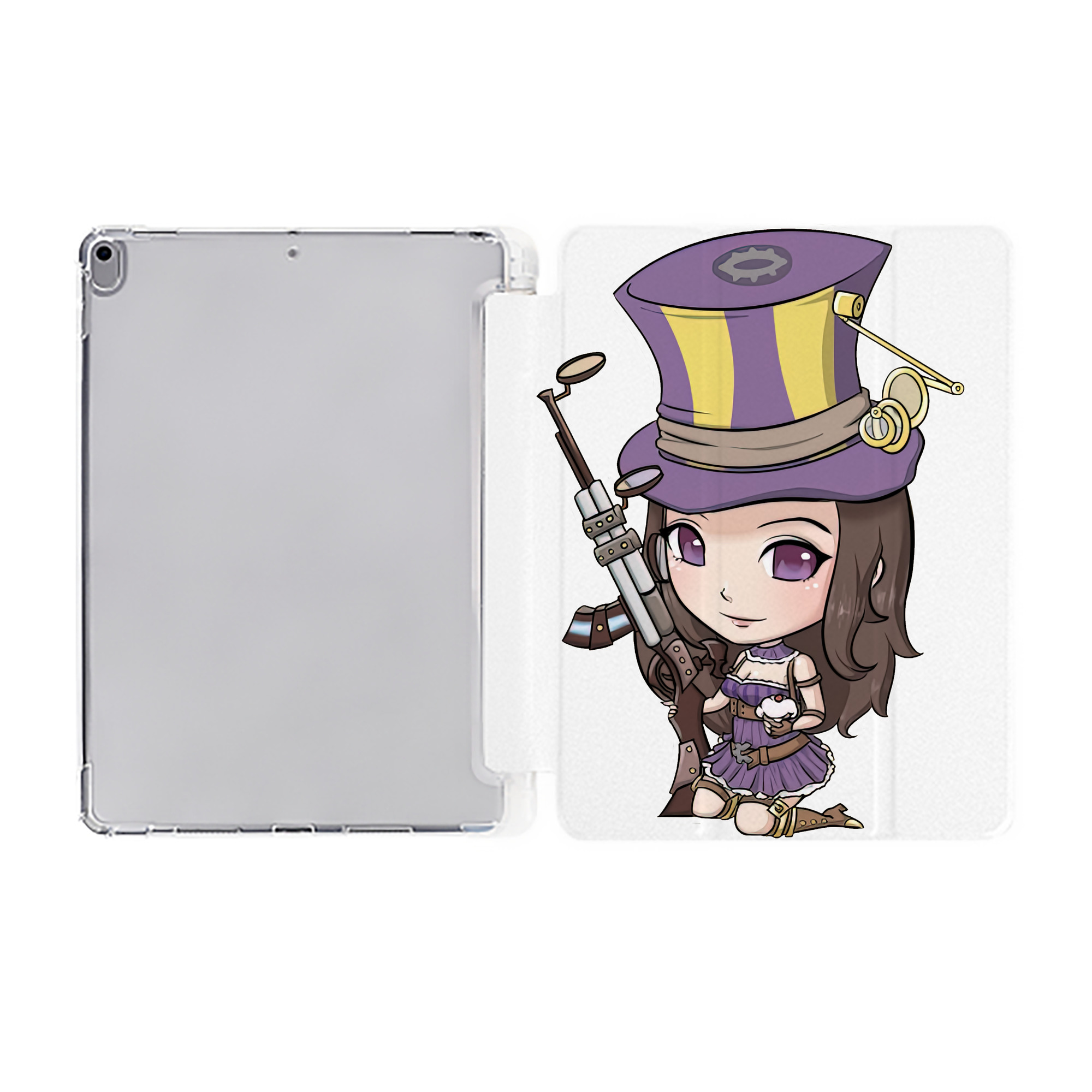 （画像用） リーグ・オブ・レジェンド League of Legends LOL IPad ケース ペン収納付き 三つ折りスタンド PUレザー×シリコン 対応機種9.5/10.5/10.9インチ